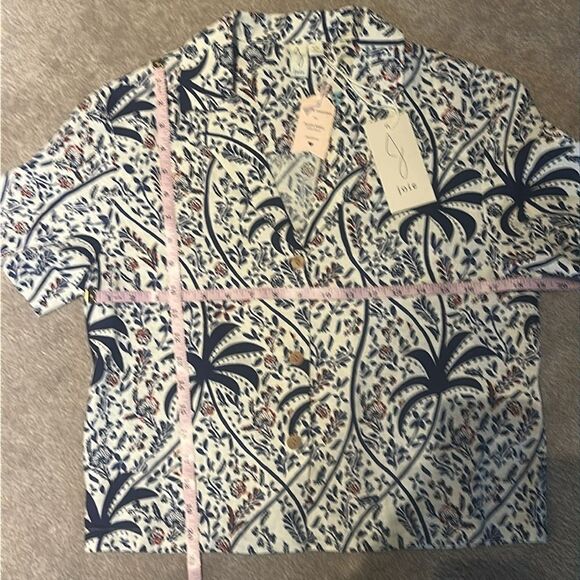 Joie Floral Short Sleeve Blouse - Picture 5 of 8